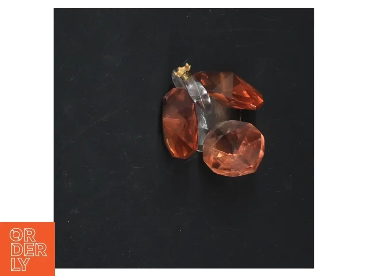 Billede 2 - Krystal svane figur (str. 7x6 cm)