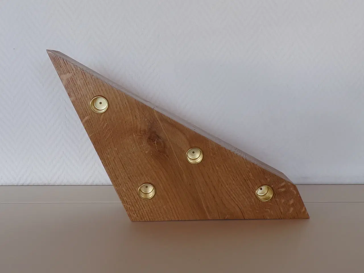 Billede 2 - Lysestage i egetræ