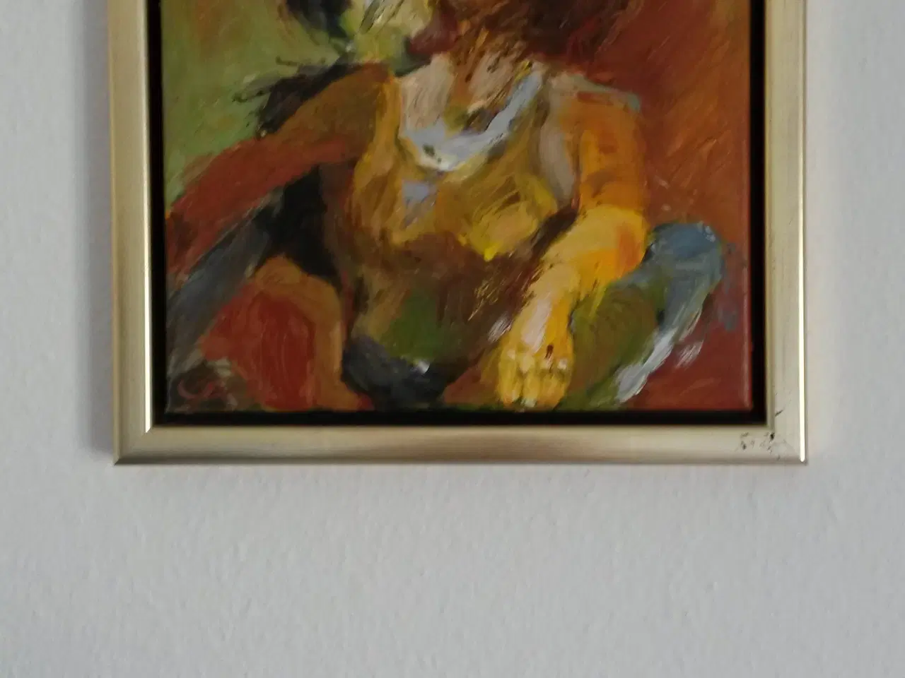 Billede 2 - 2 lækre birgitte gyrd møller akryl på lærred