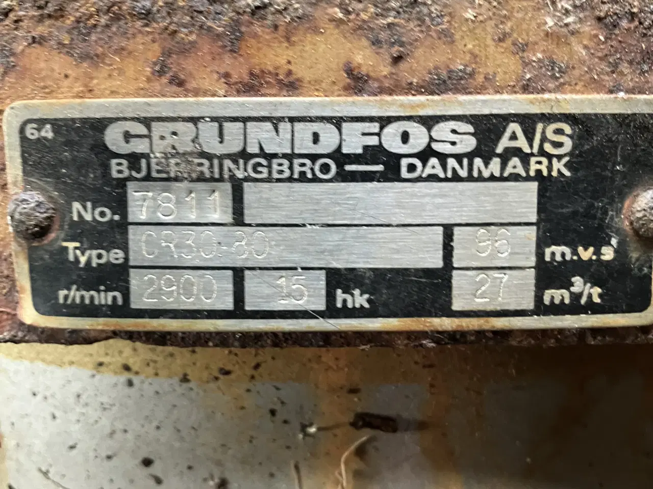 Billede 2 - Trykpumpe til markvanding
