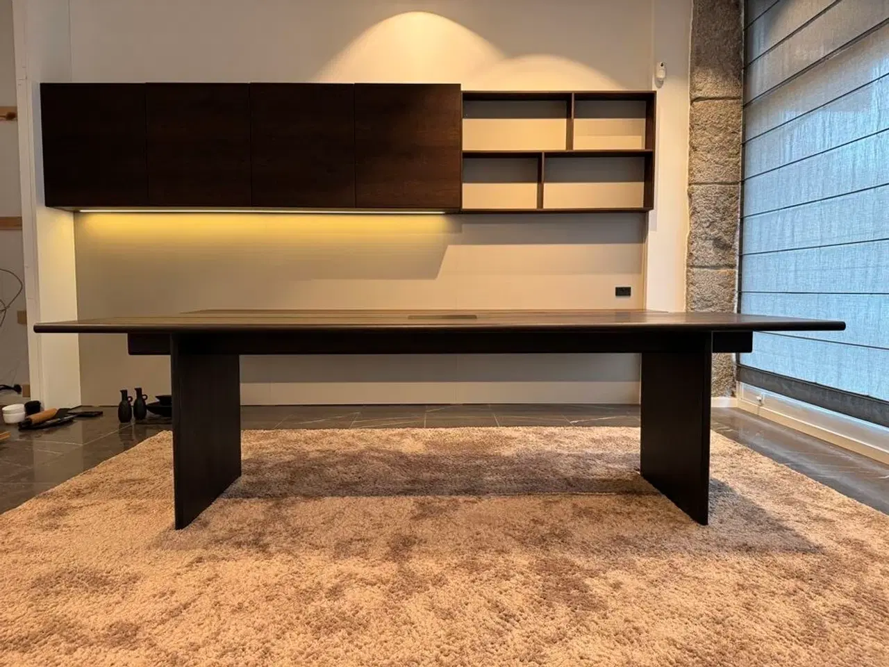 Billede 10 - Plankebord i massiv røget eg