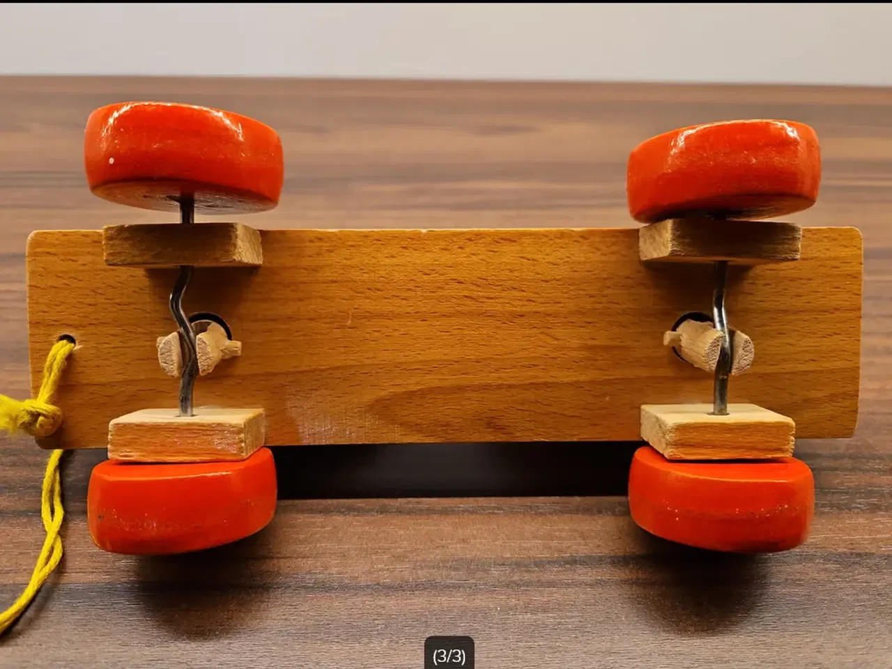 Billede 3 - Antik trækvogn med bevægelige mus fra 1940'erne