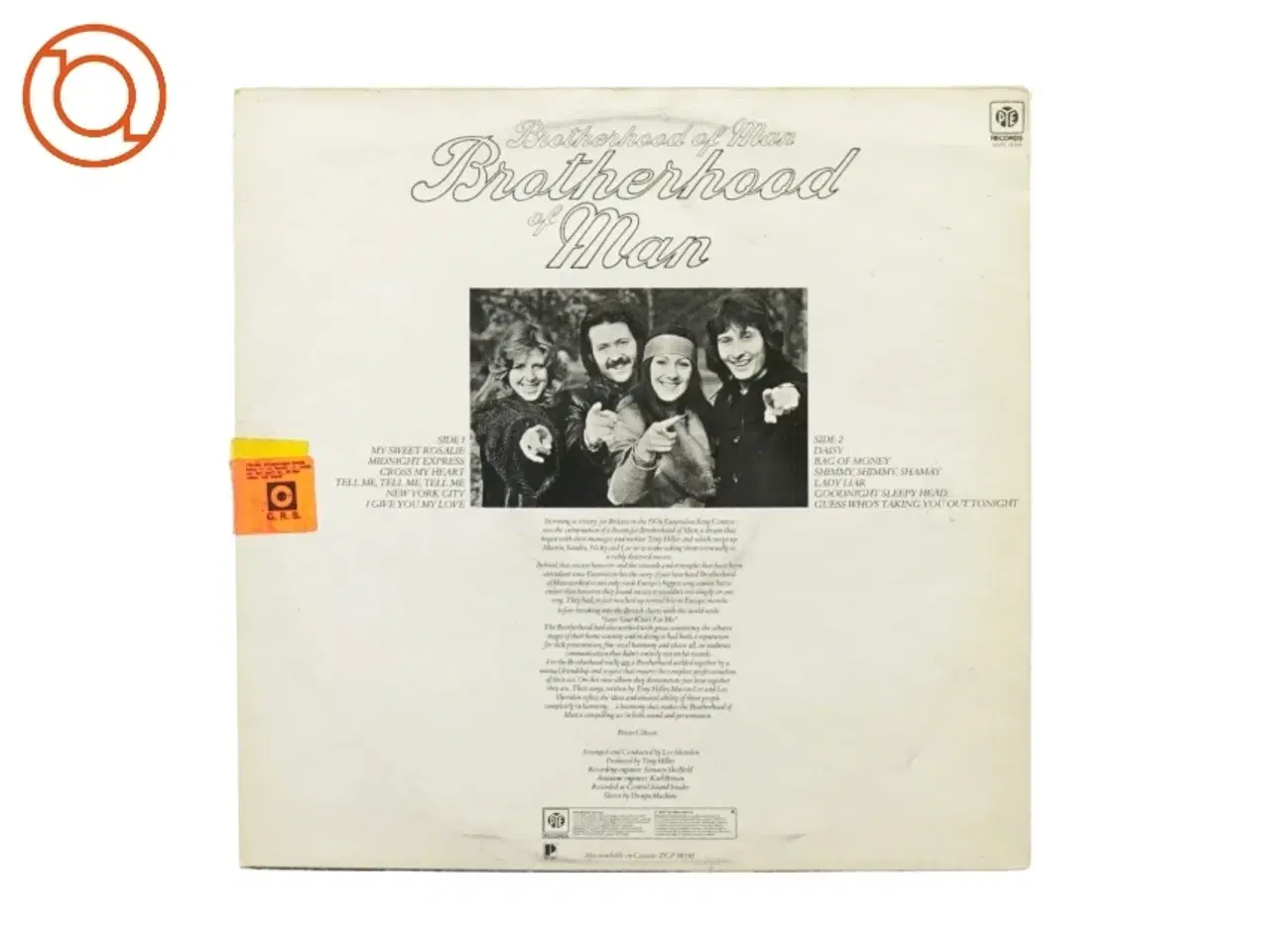 Billede 3 - Brotherhood of man fra Pe Records (str. 30 cm)