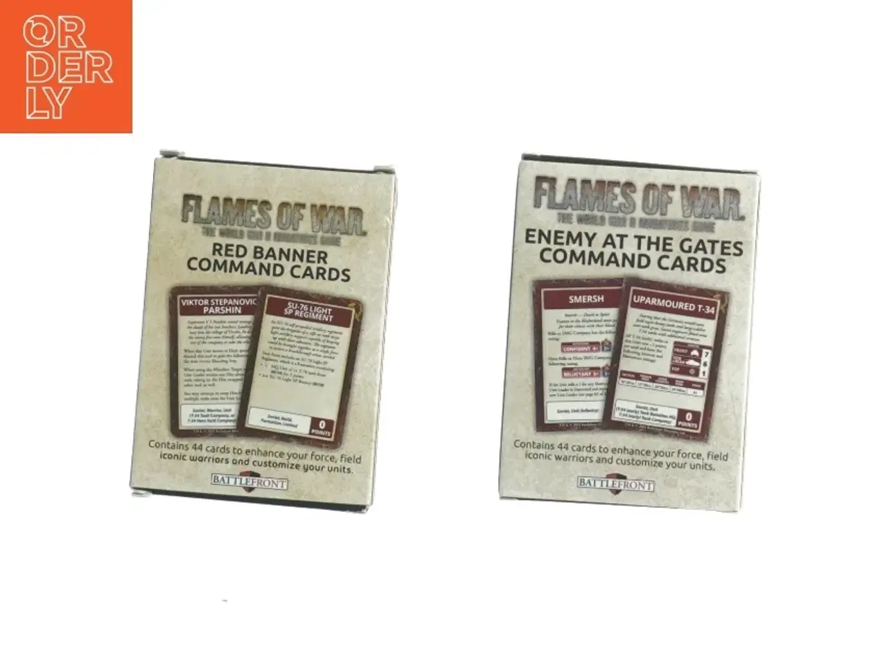 Billede 6 - Flames of War Command Cards (str. 9,5 x 6,5 cm)