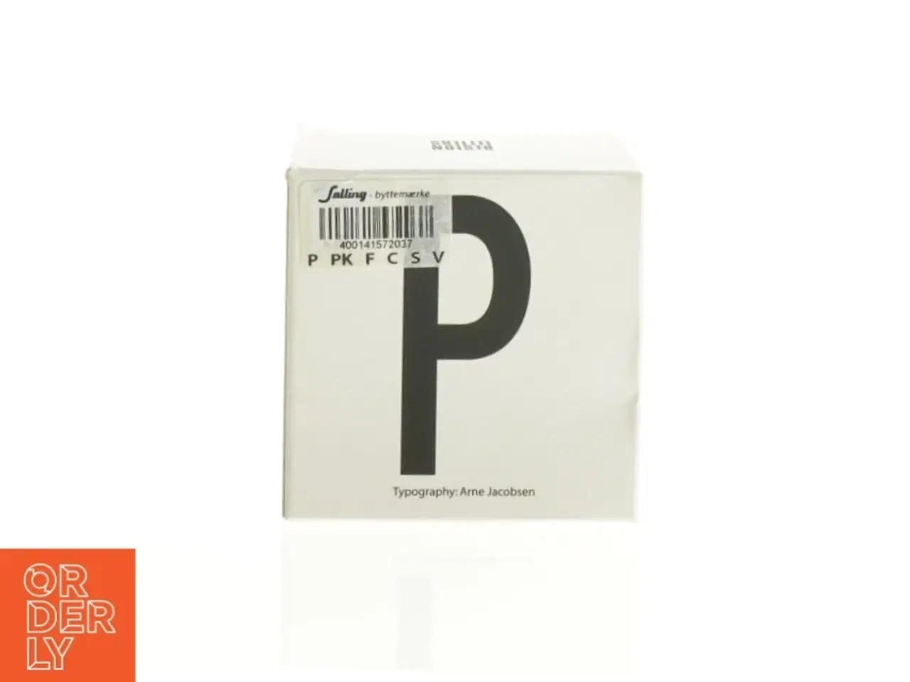 Billede 2 - Kop P fra Design Letters (str. 8 x 8 cm)