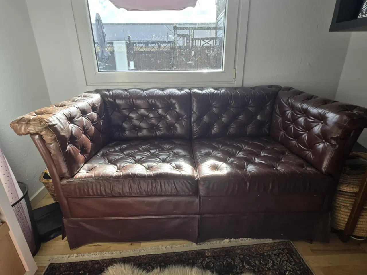 Billede 1 - London sofa I læder 