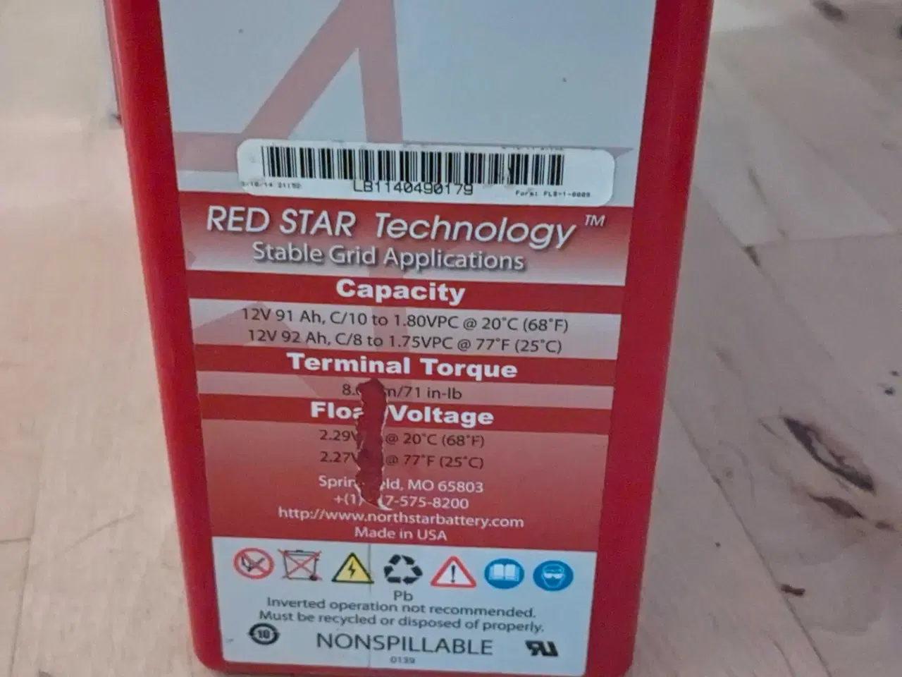 Billede 3 - SUPER BATTERI NorthStar NSB92FT