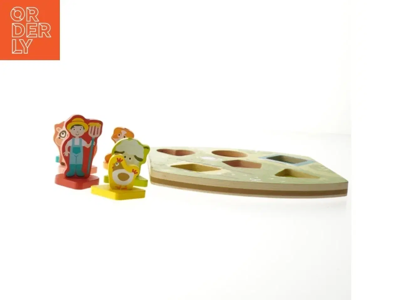 Billede 4 - Træpuslespil med lyd til børn fra Hape (str. 22x20,5 cm)