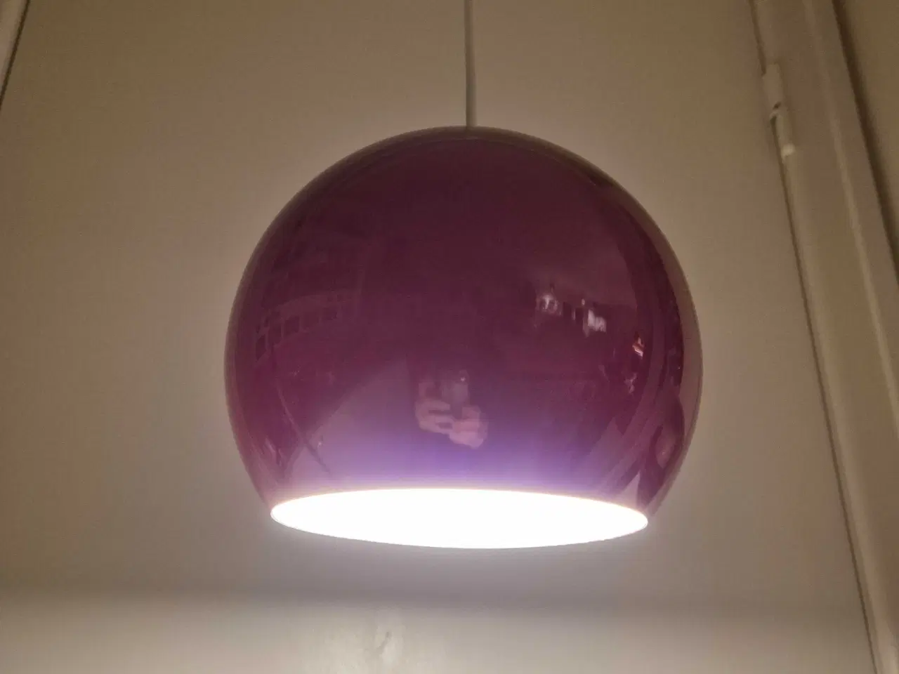 Billede 5 - Skønne vinrøde kuglependler