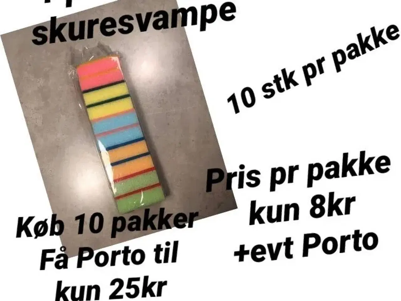 Billede 1 - 1 pakke opvaskesvampe