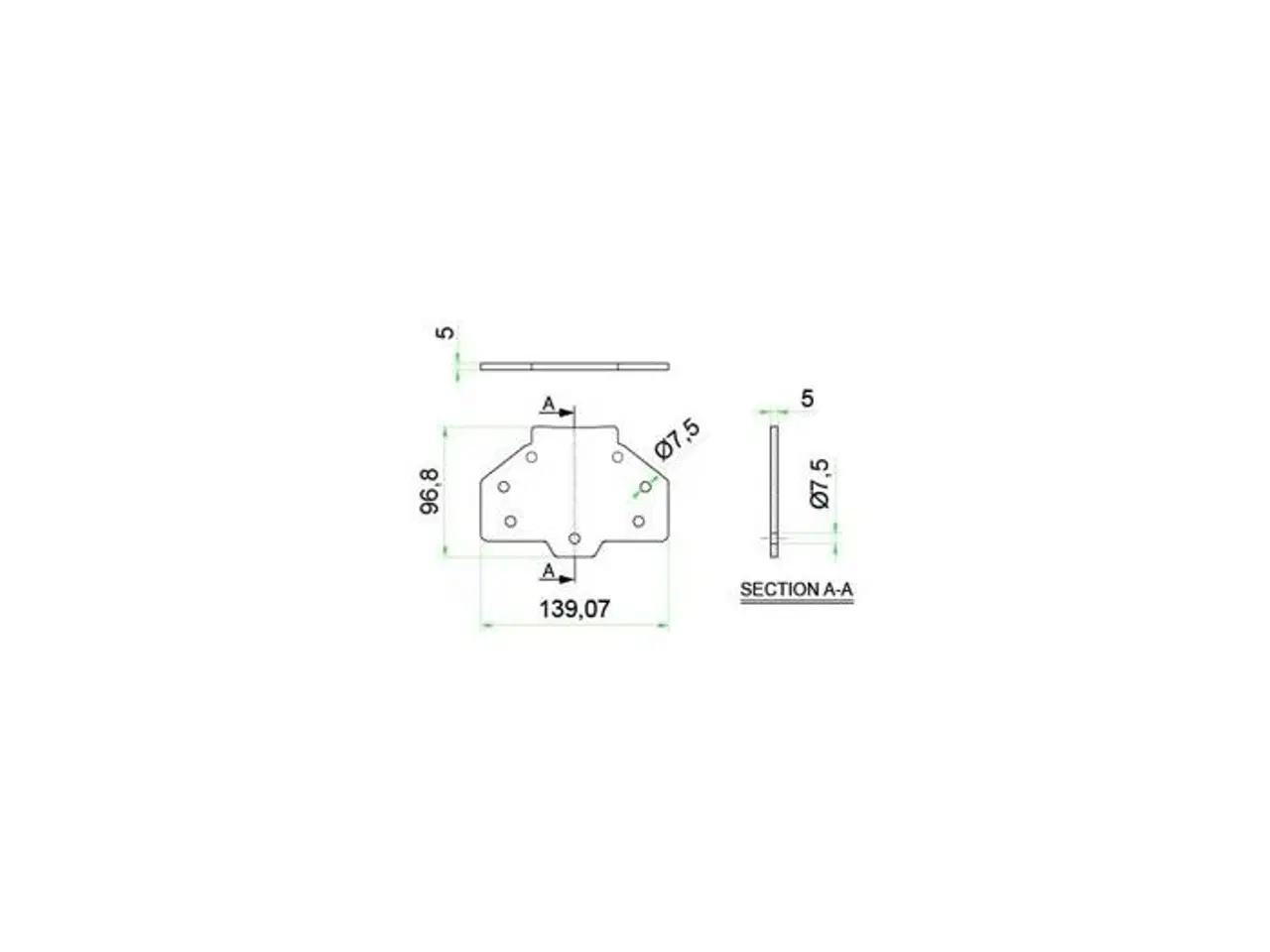 Billede 2 - Afløb – 140x 5x 960 mm