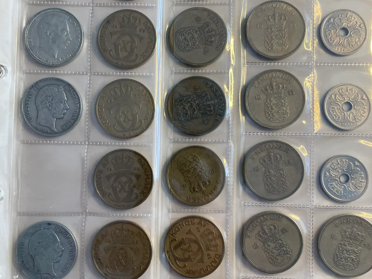 Billede 4 - Møntsamling. Danske mønter fra 1874 - 2008.