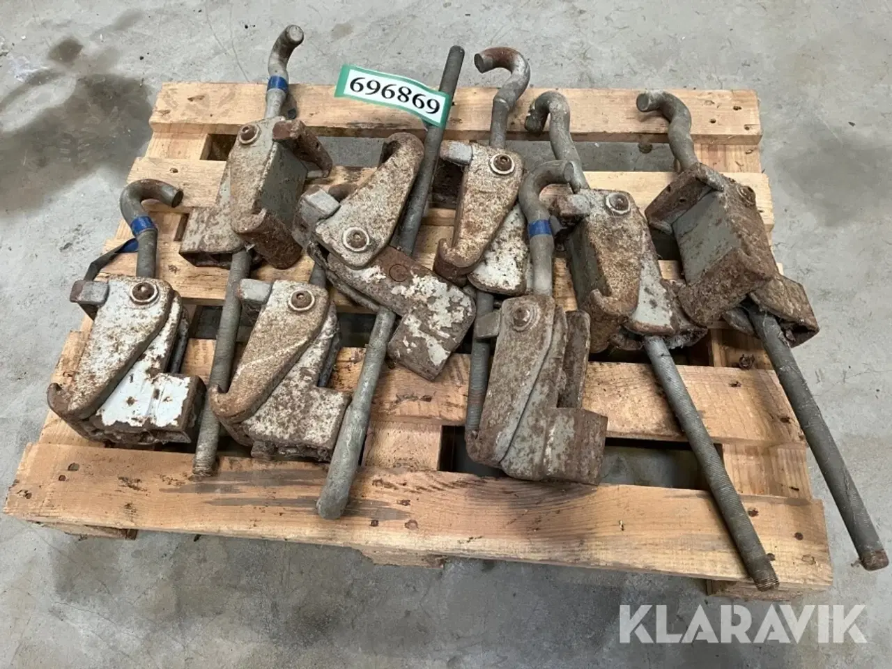 Billede 4 - Låse til tvillingehjul Schaad 8 styk