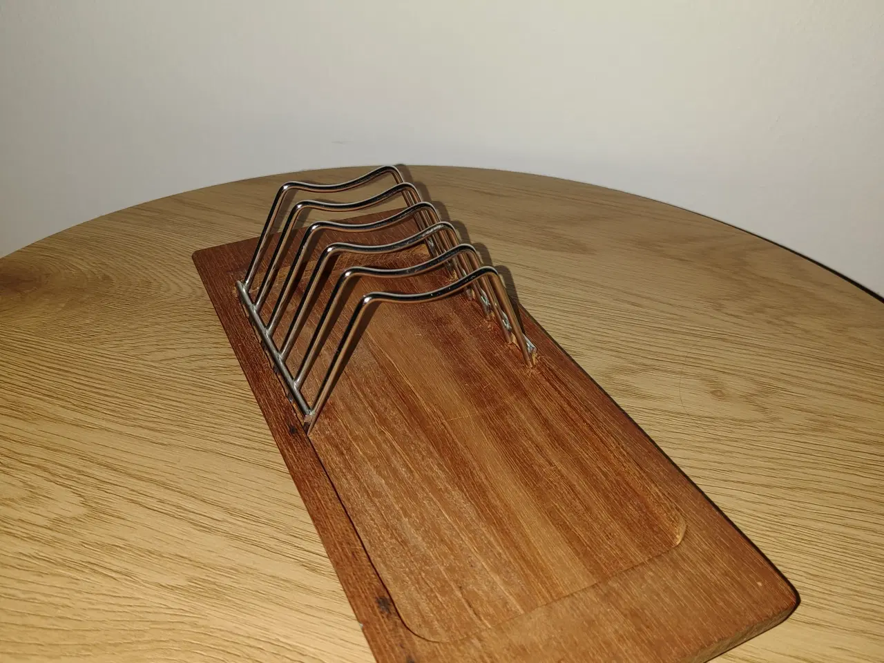 Billede 3 - Flot ældre teakbrevordner