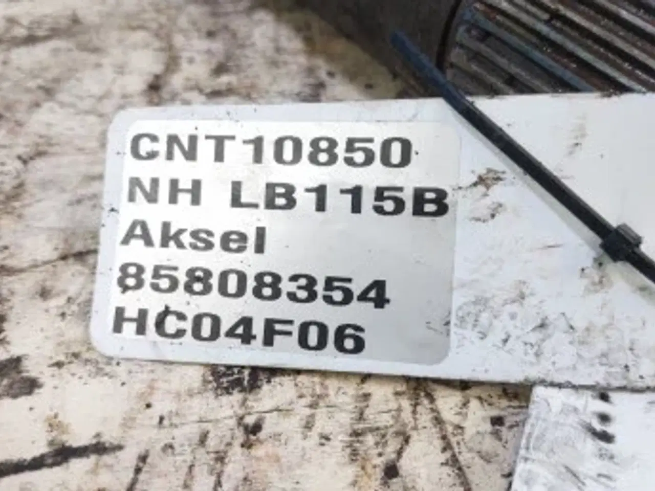Billede 9 - New Holland LB115B Aksel 85808354