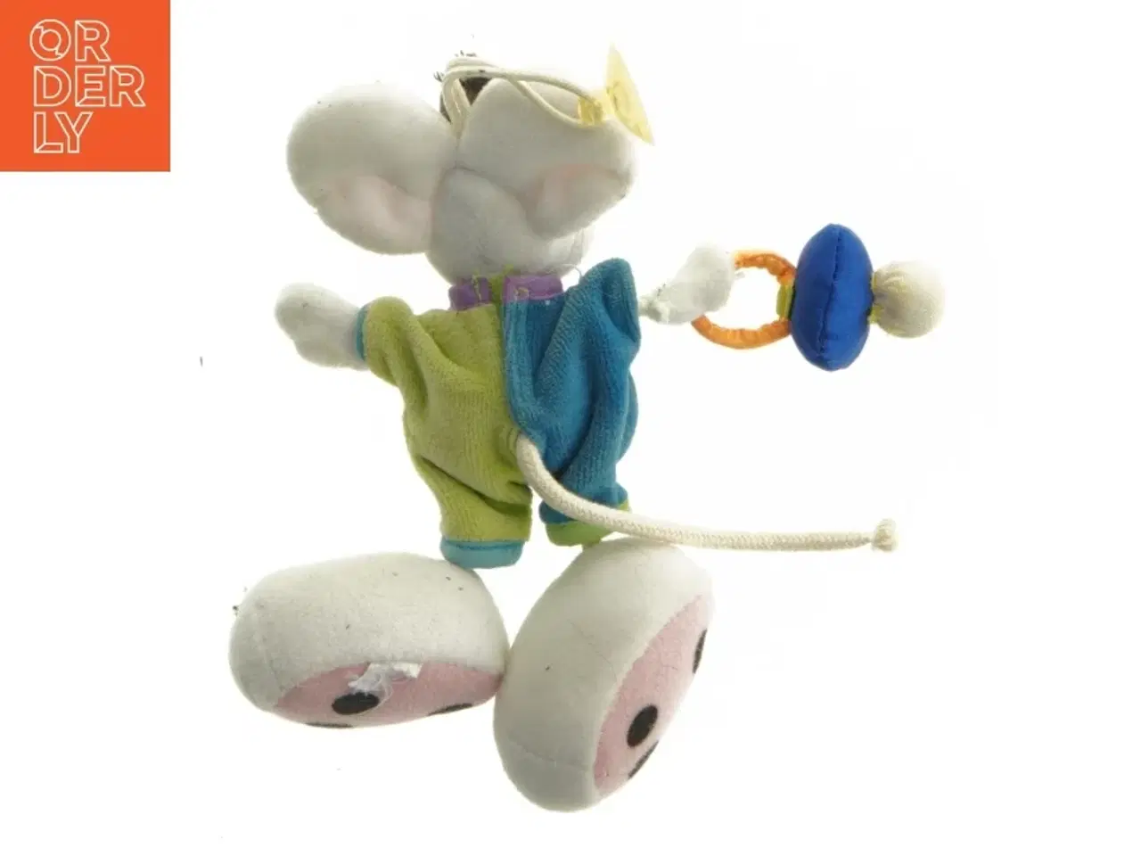 Billede 2 - Didl Plysmuslegetøj med ring (str. 18 cm)