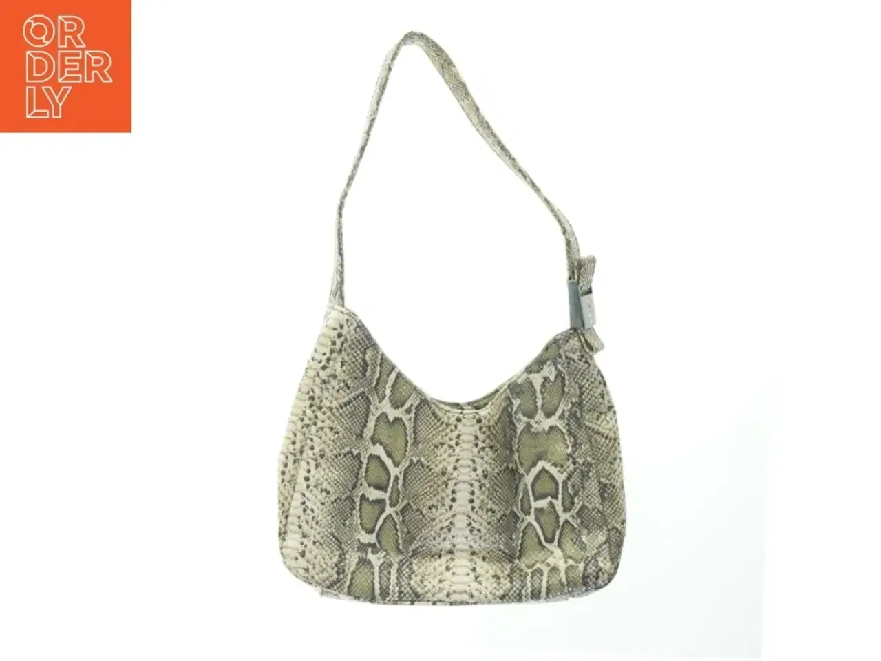 Billede 2 - Taske med slangeskindsprint (str. 25x30x6 cm)