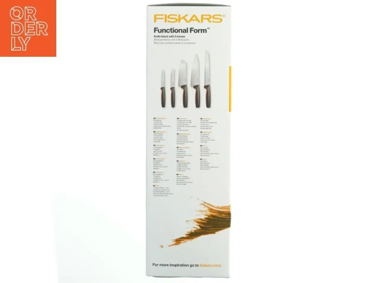 Billede 2 - Knivsæt med knivblok fra Fiskars