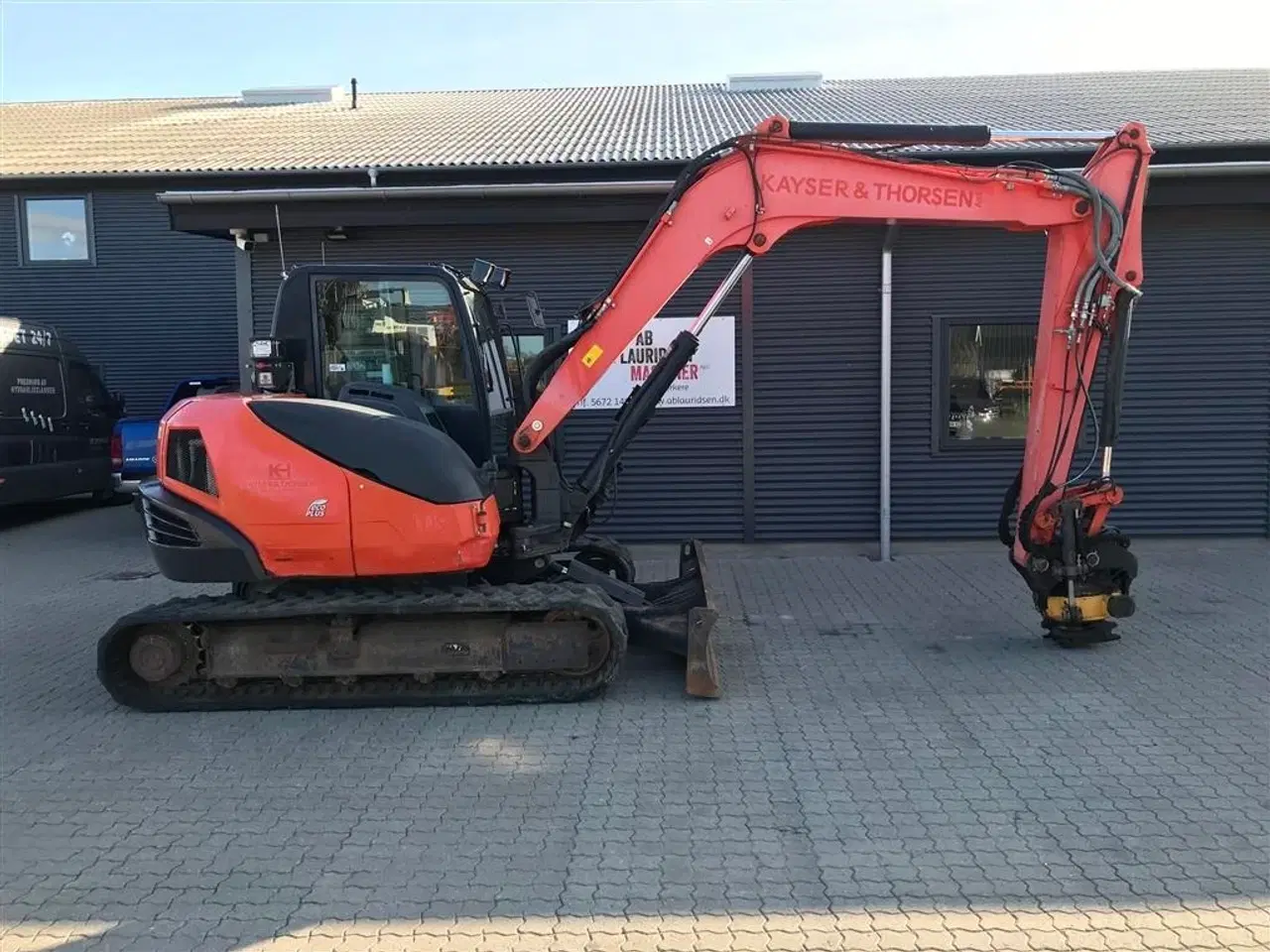 Billede 1 - Kubota KX080-4 Engcon rotortilt + centralsmørring