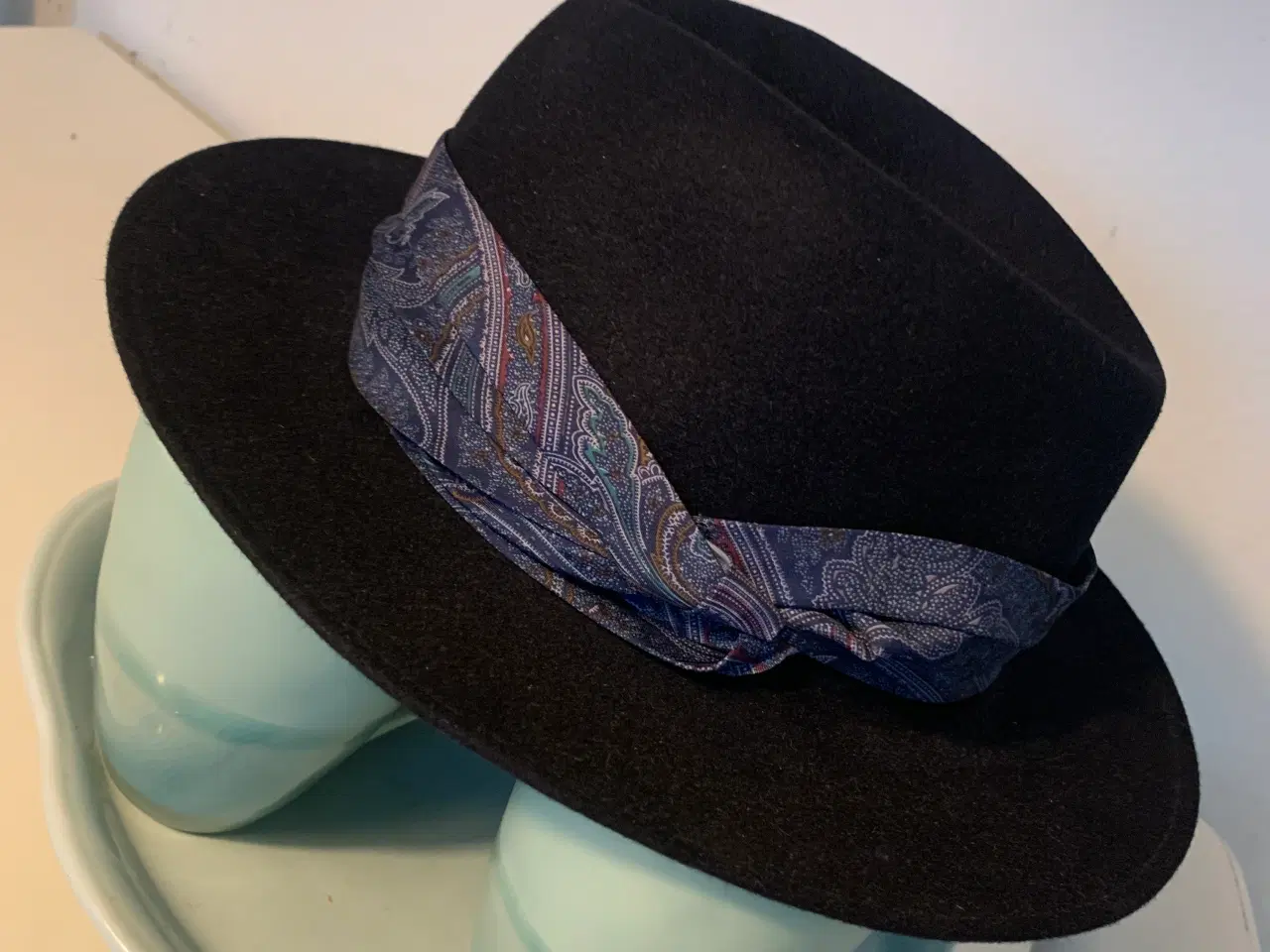 Billede 1 - Elegant sort Stanton Fedora uldhat