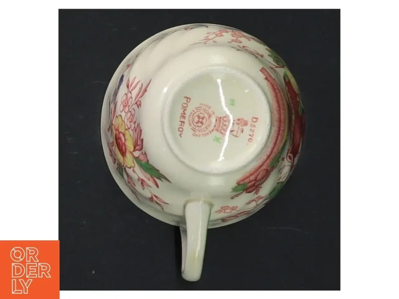 Billede 3 - Kop med blomstermønster fra Royal Doulton (str. H 6 cm ø. 6,5 cm)