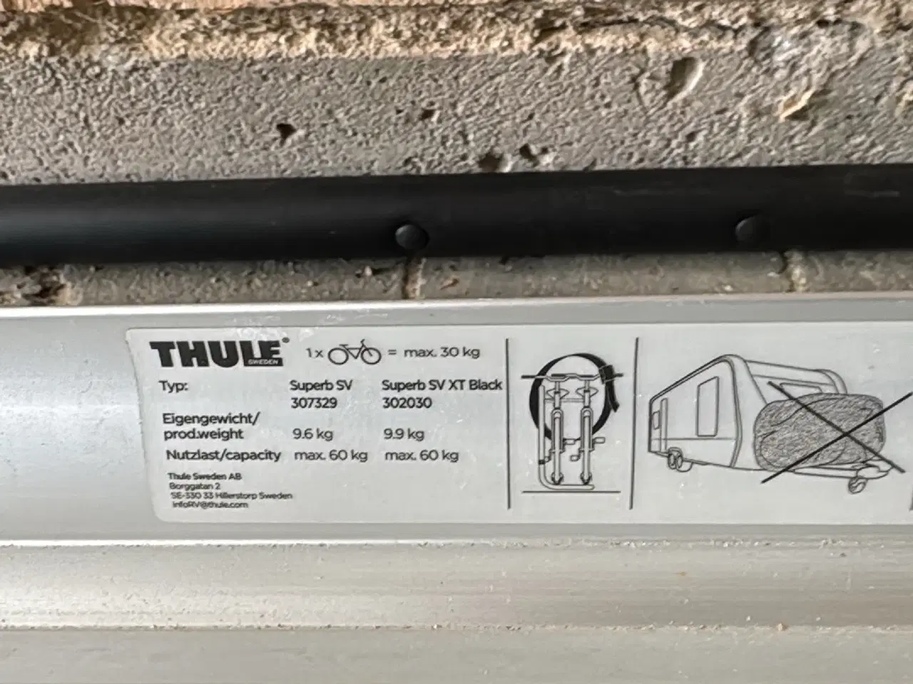 Billede 3 - Thule cykelholdet til campingvogn