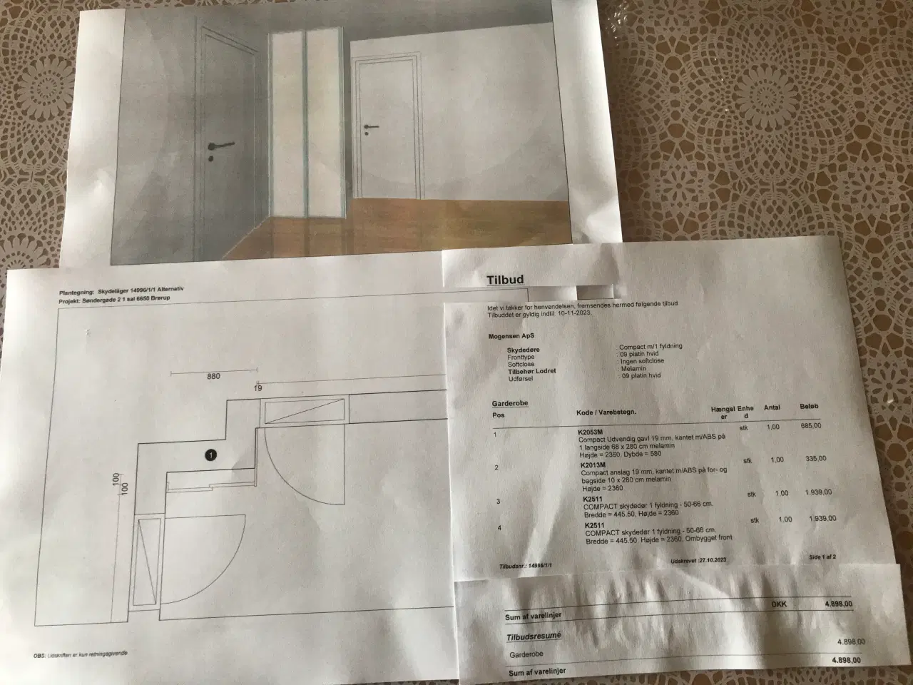 Billede 4 - Skydedøre - fejlkøb - sælges uhørt billigt