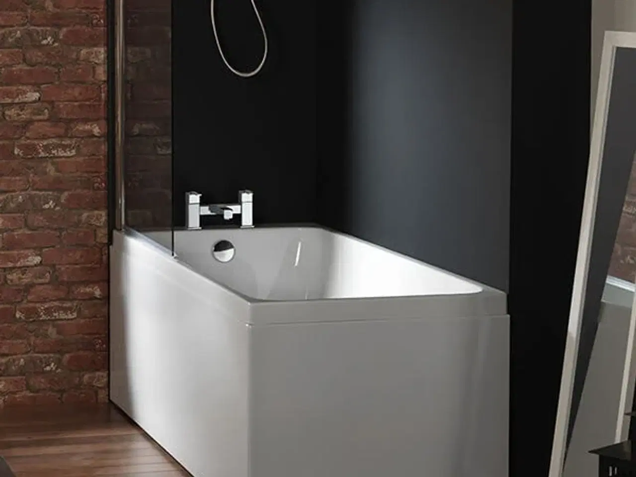 Billede 1 - Mat Hvidt Badekar 1700x700 STRØMBERG