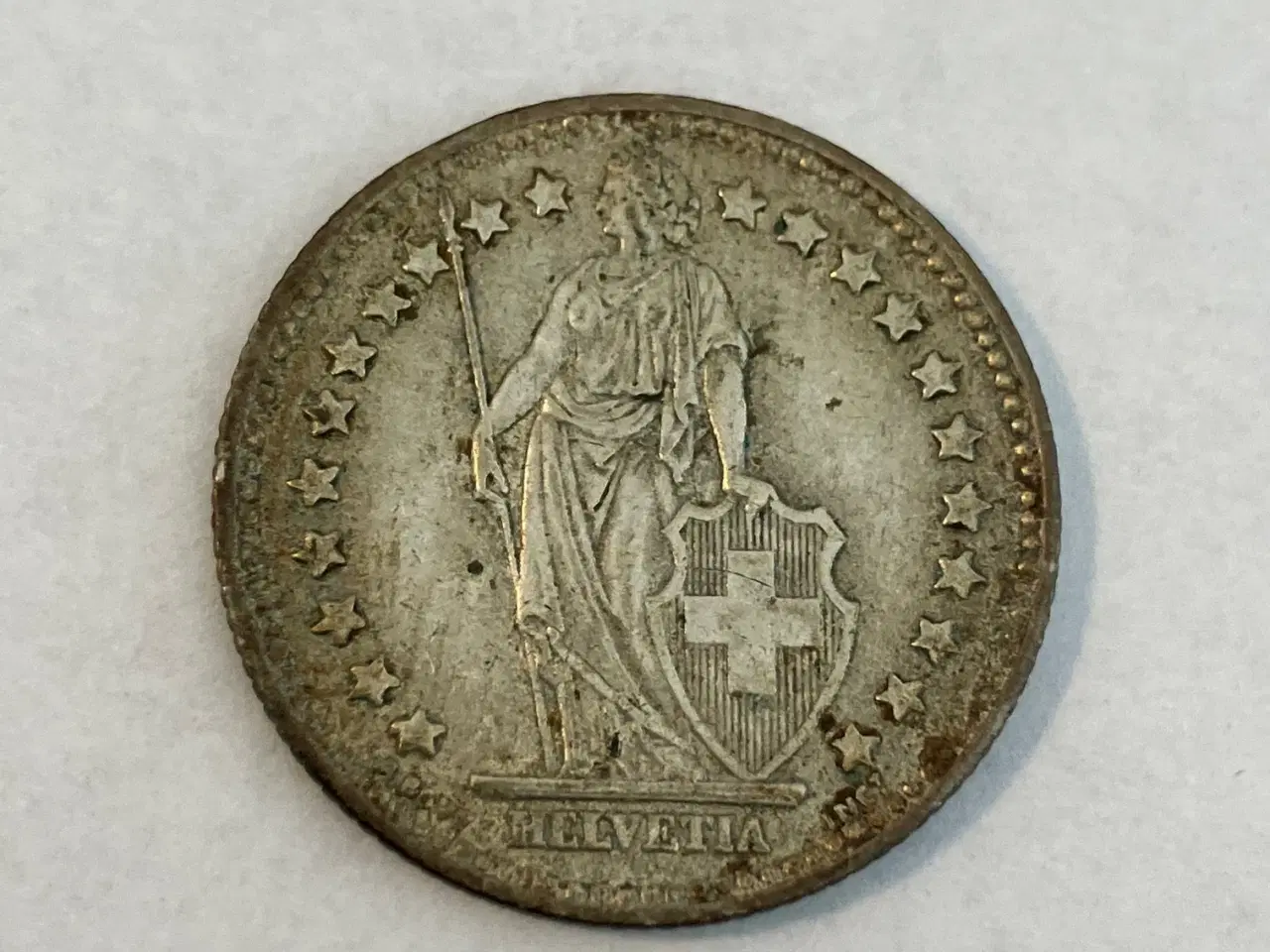 Billede 2 - 1 Franc Switzerland 1956