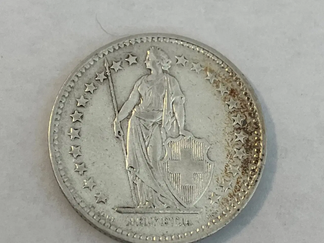 Billede 2 - 2 Francs Switzerland 1916 - Cleaned