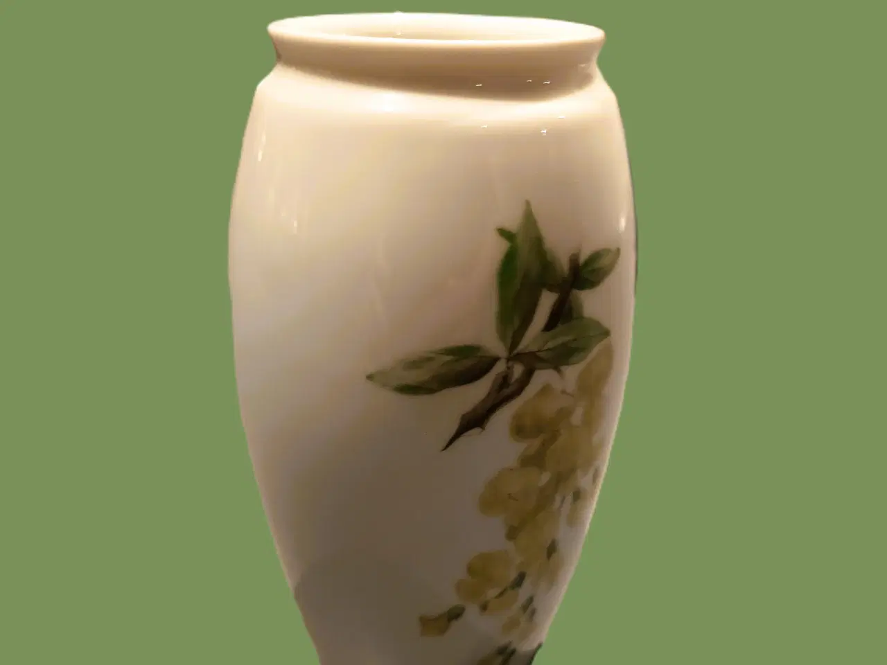 Billede 2 - Bing & Grøndahl- Vase med guldregn - 62/254