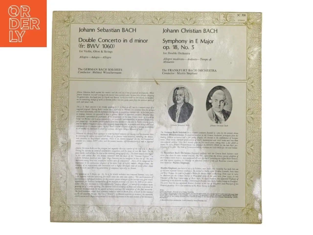 Billede 2 - Bach dobbeltkoncert vinylplade