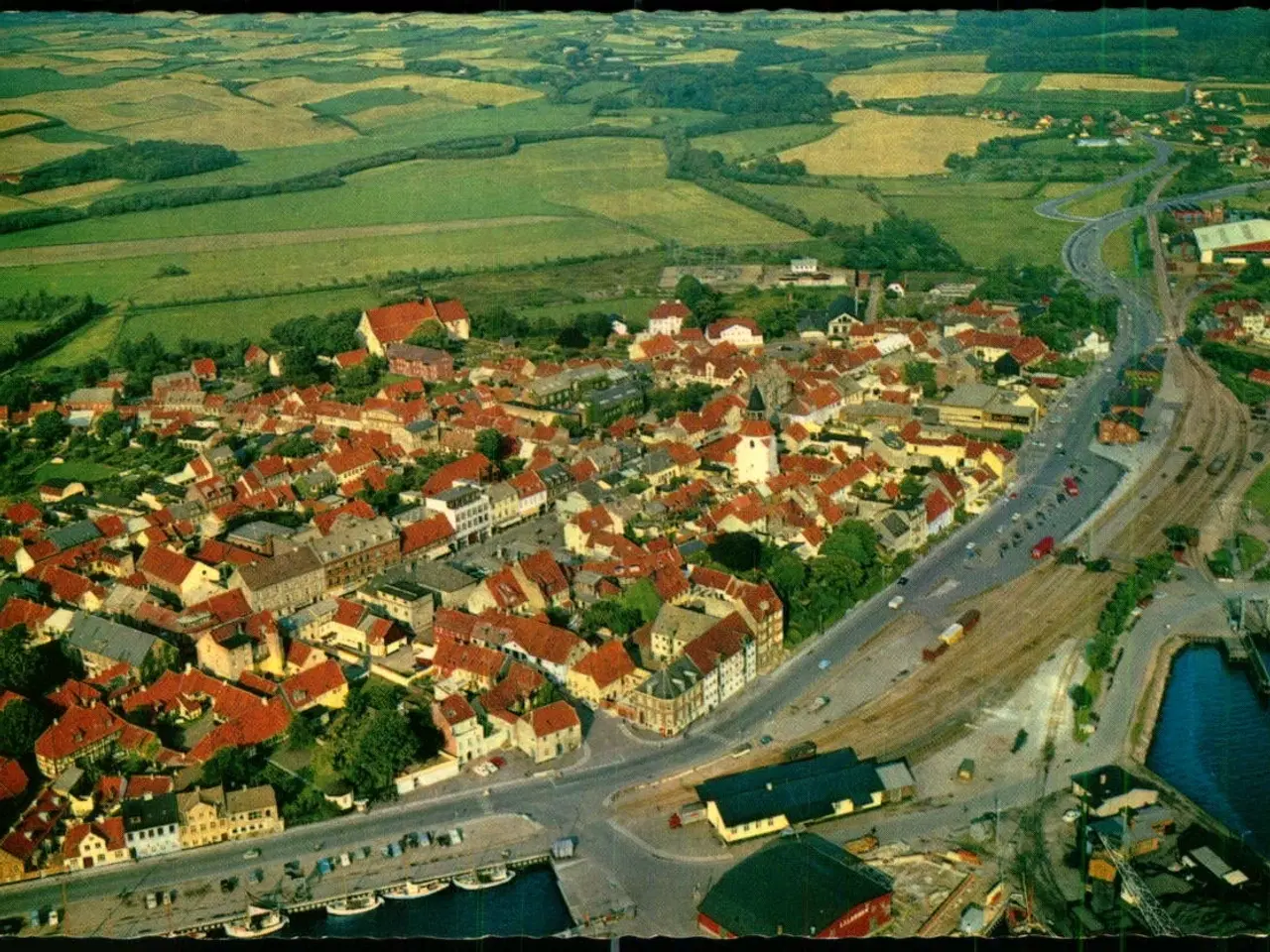 Billede 1 - Luftfoto Faaborg - Stender 149 503 008 - Ubrugt