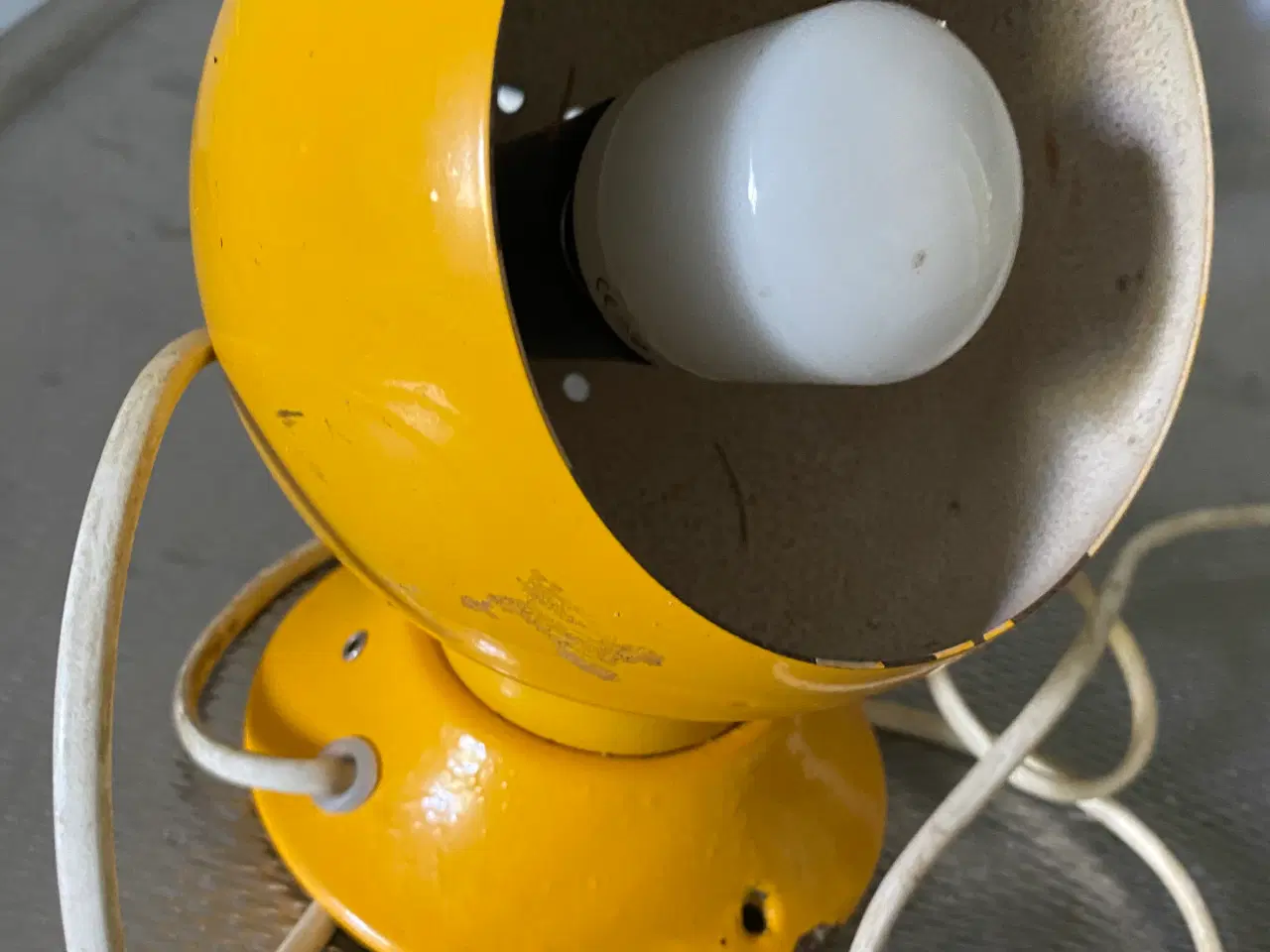 Billede 1 - Patina  lampe fra aboRanders gul 