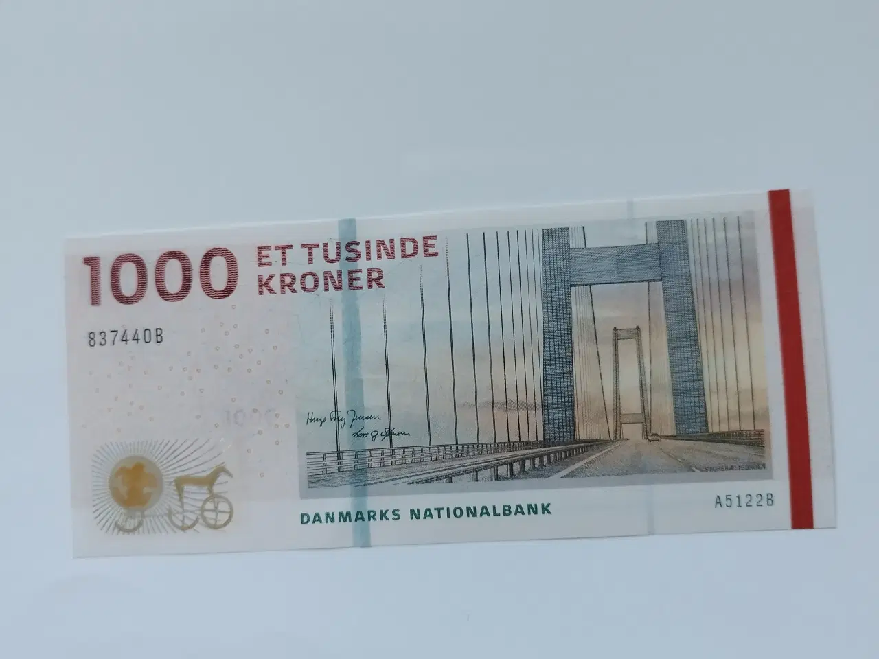 Billede 4 - Storebæltsbroen 1000 . Et tusinde Kroner 