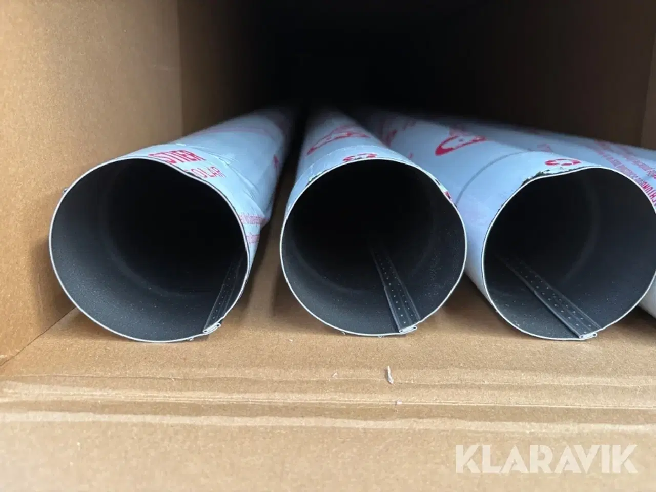 Billede 7 - Nedløbsrør Prefa sort alu, 80mm 3m 55 stk