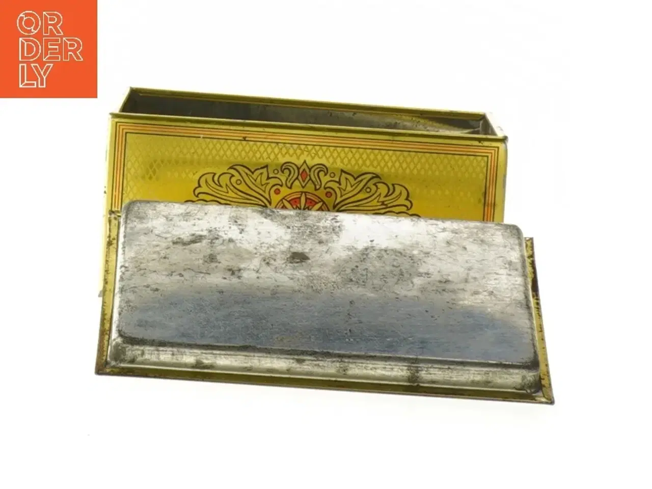 Billede 3 - Vintage smykkeskrin i metal (str. 12x7x6 cm)