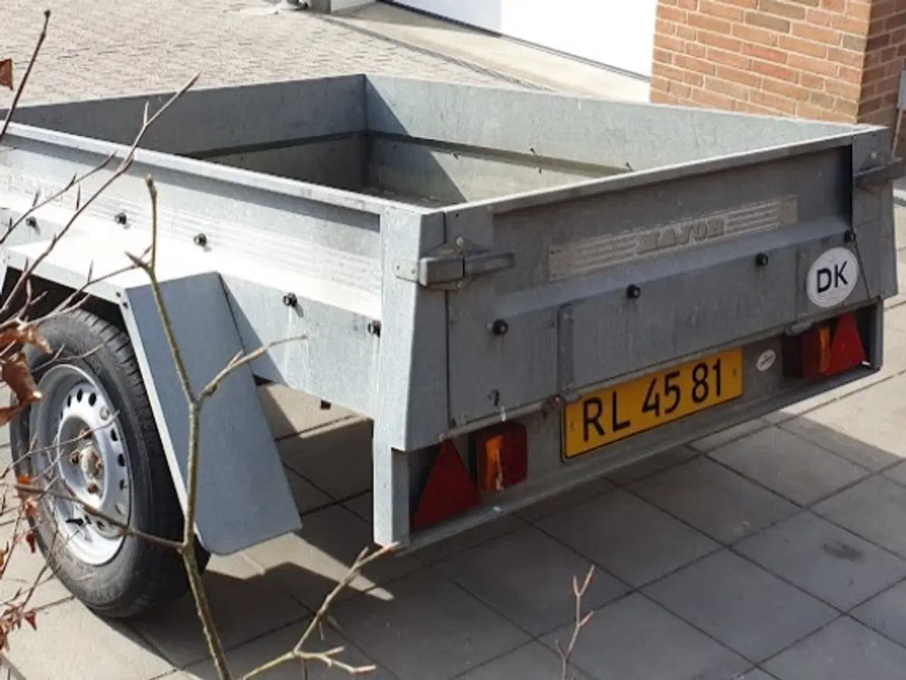 Billede 5 - Brugt Trailer, 500 kg, uden nummerplade.