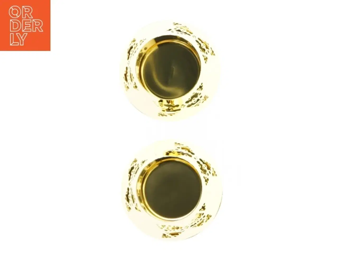 Billede 4 - Søde fyrfadsstager fra Georg Jensen l fra (str. ca. 4x6 cm)