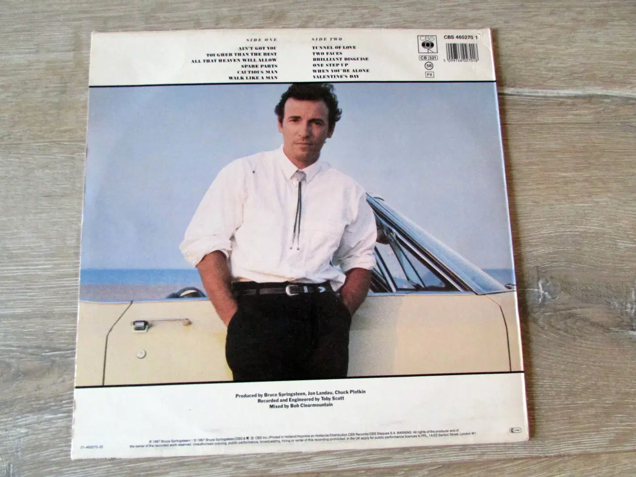 Billede 2 - BRUCE SPRINGSTEEN - TUNNEL OF LOVE LP