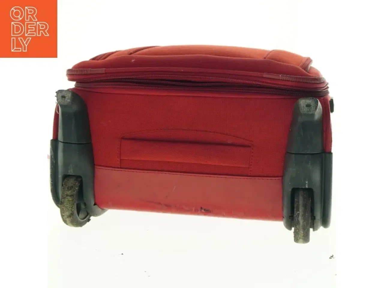 Billede 3 - Rød kuffert med hjul fra Samsonite (str. 46 x 40 cm)
