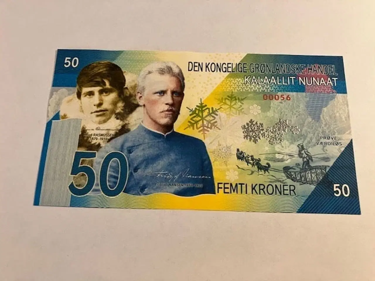 Billede 2 - 50 Kroner Prøveseddel 2019 Grønland