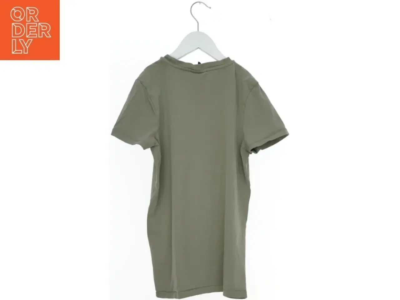 Billede 2 - Grøn T-shirt med print fra Pomp de Lux (str. 164)