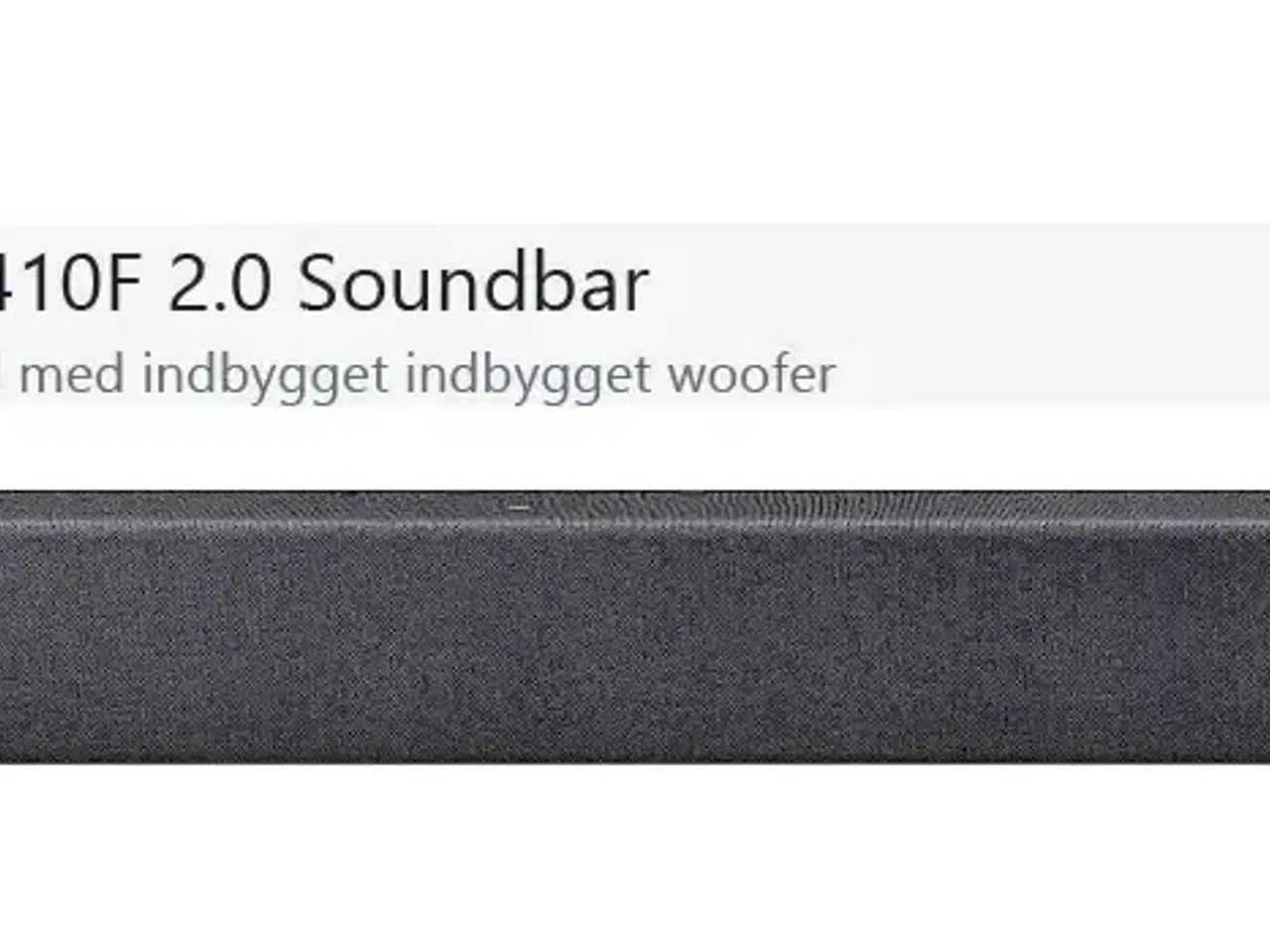 Billede 6 - Samsung SoundbarHW-F410F 2.0