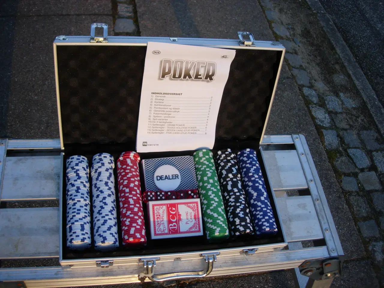 Billede 1 - Poker spillekuffert med nøgler