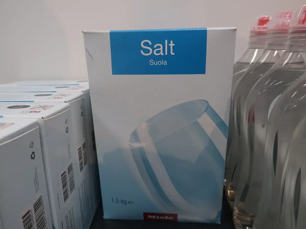 Billede 3 - 6 stk. afspædingsmiddel samt 2 stk. salt MIELE