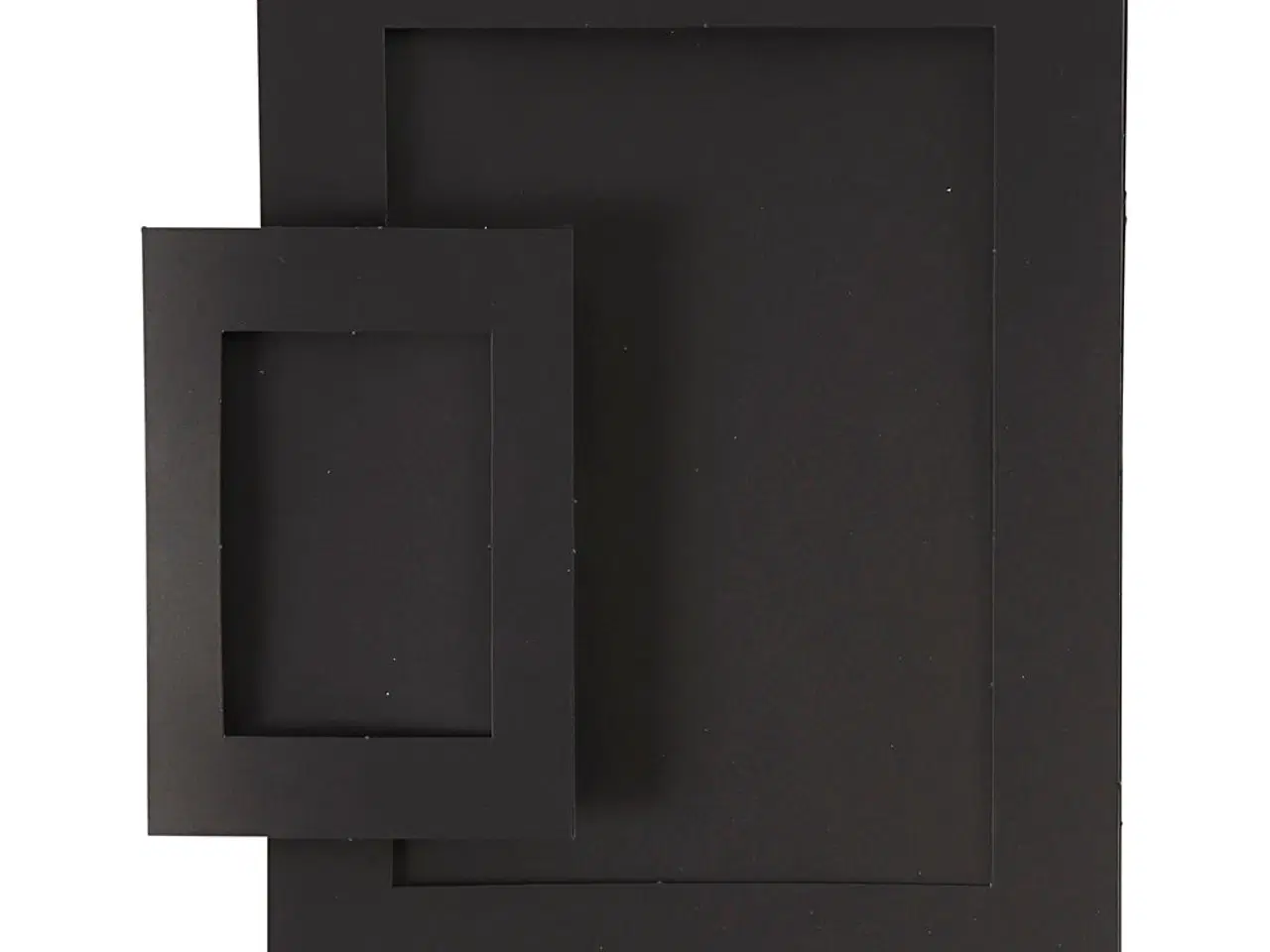 Billede 1 - Passepartoutrammer, str. A4+A6, 180 g, sort, 2x60stk./ 1 pk.
