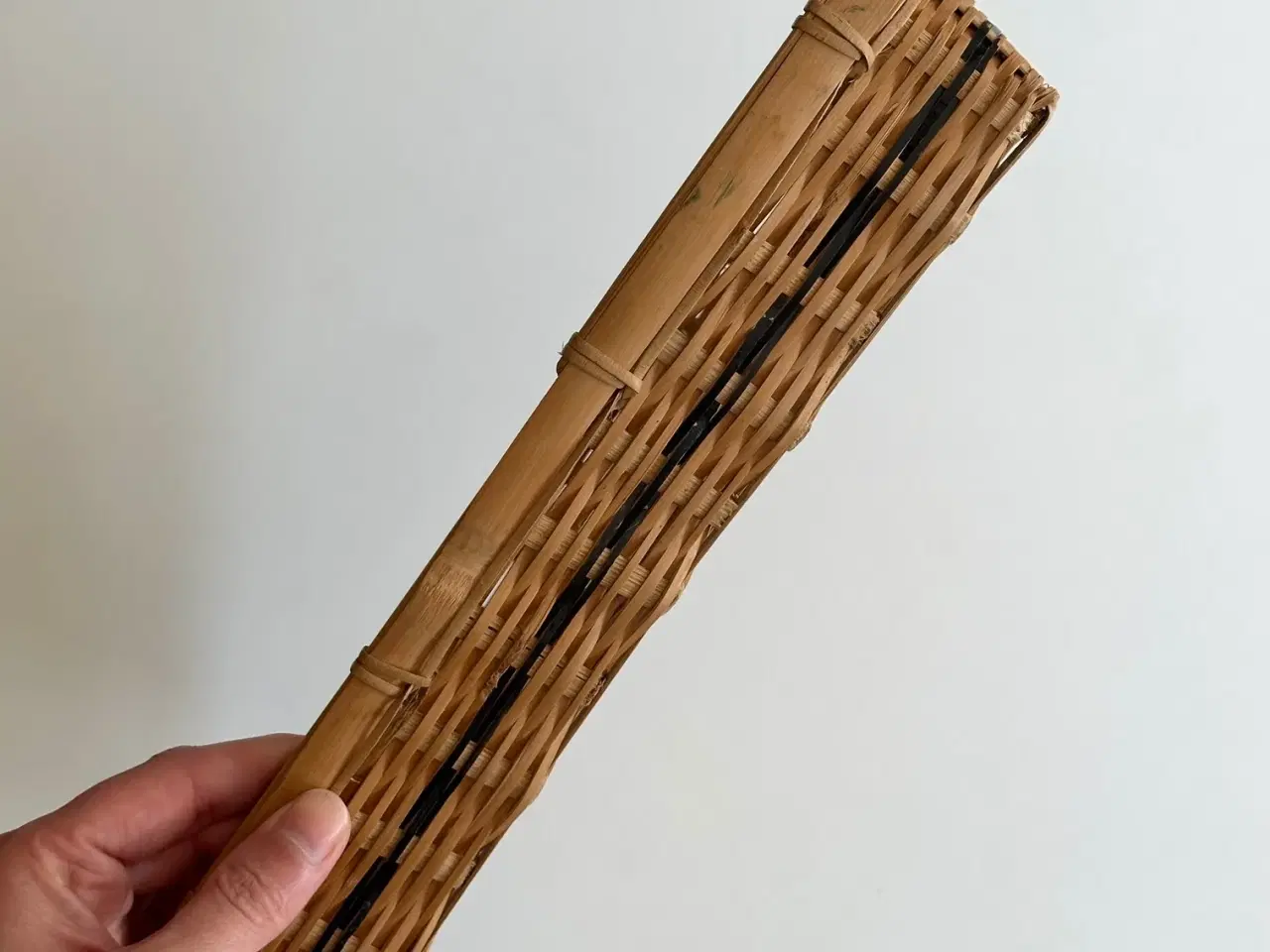 Billede 5 - Flad kurv, lys flet