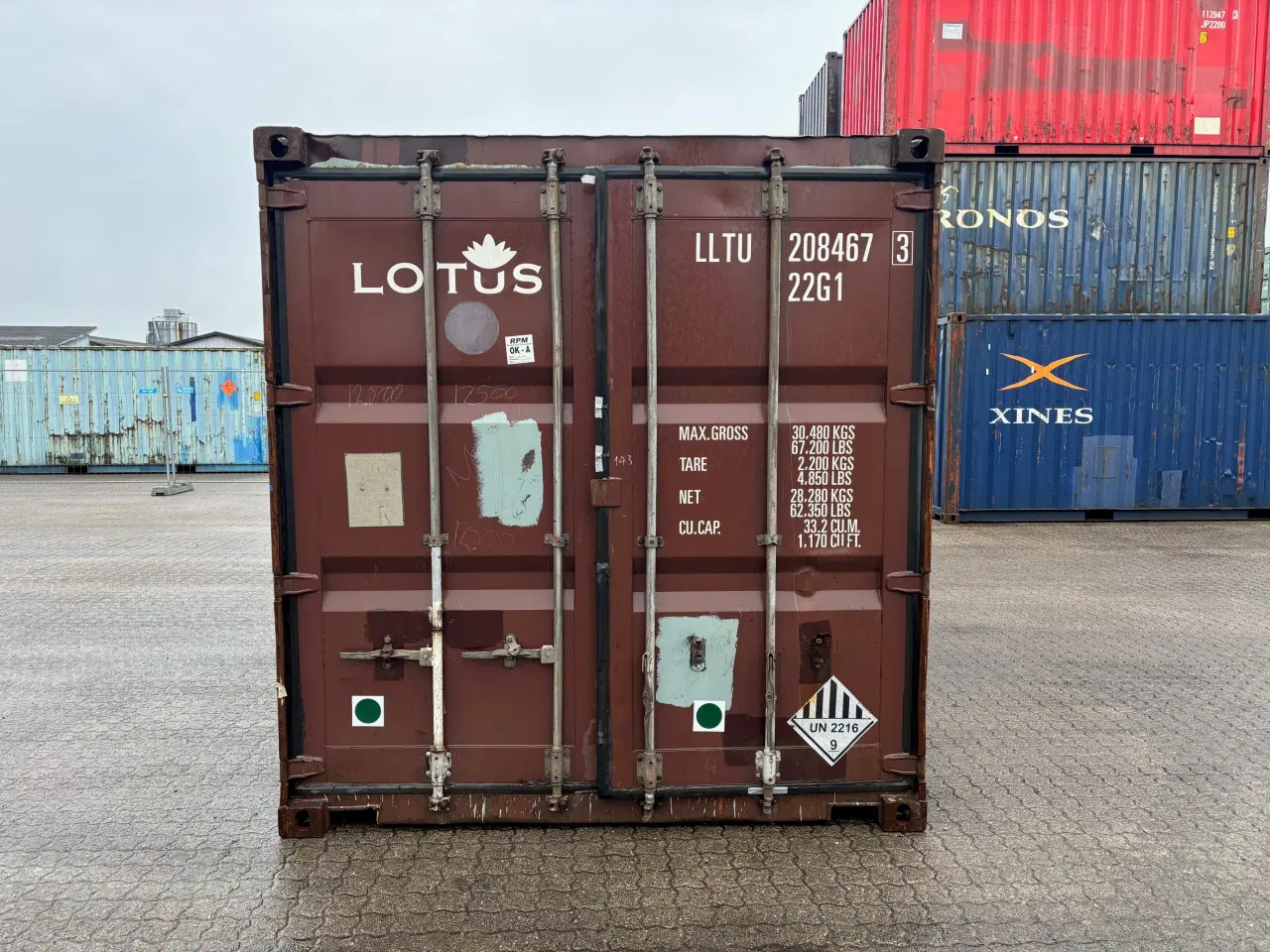 Billede 1 - 20 fods Container - ID: LLTU 208467-3