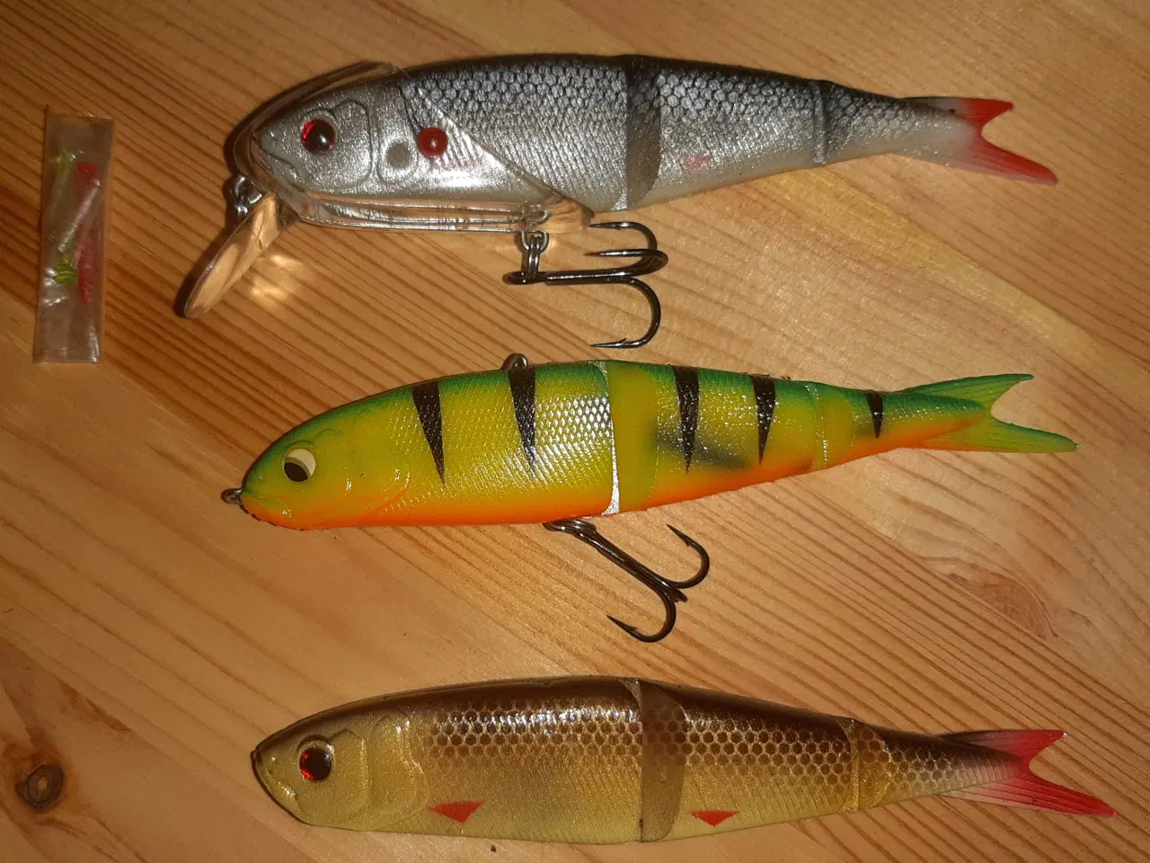 Billede 4 - Baitrunner hjul med fletline og grej. Nyt.
